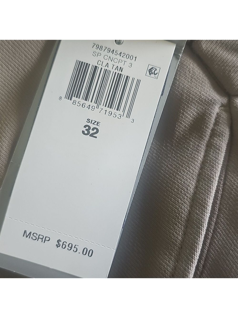 Ralph Lauren Purple Label Tan Pant - Picture 6 of 7